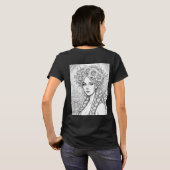 Magic Fairy Line Art – Double Sided Fae T-Shirt (Dos entier)