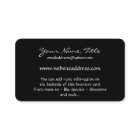 Magic Fairy White Fantasy Visitekaartjes