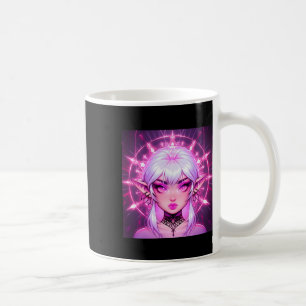 Magic Fantasy Elf Anime Girl Sticker Koffiemok