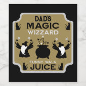 Magic Fantasy Wizard Gift Wijn Etiket (Enkel label)