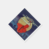 Magic Floating Woman Moon Night Sky Witch Servet (Hoek)