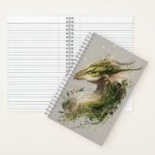 Magic Floral Green Dragon Journal (À l'intérieur)