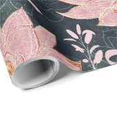 Magic florals with glitter design cadeaupapier (Rol Hoek)