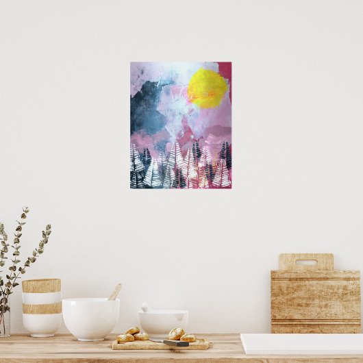 Magic Forest Poster (Keuken)