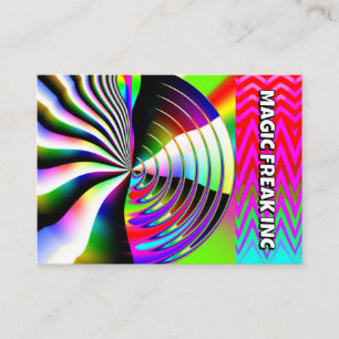 MAGIC FREAK INC ( u kunt de woorden wijzigen ) Contactkaartje