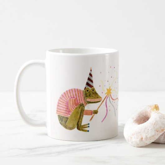 Magic Frog Whimsical Mug (Avec donut)