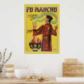 Magic Fu Manchu Magicia Poster (Keuken)
