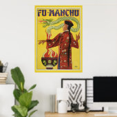 Magic Fu Manchu Magicia Poster (Thuiskantoor)