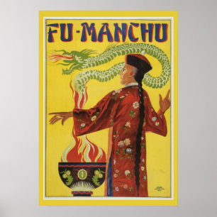 Magic Fu Manchu Magicia Poster