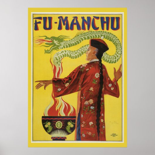 Magic Fu Manchu Magicia Poster (Voorkant)