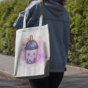 Magic Galaxy Boba Thee   Aangepaste Canvas tas