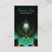 Magic Garden Carte de visite fractal (Dos)