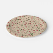 Magic Garden Flower Pattern Papieren Bordje (Gekanteld)