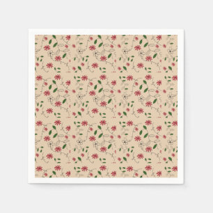 Magic Garden Flower Pattern Servet