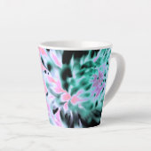 Magic Garden Flower Print Latte Mug (Angle droit)