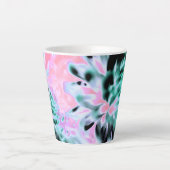 Magic Garden Flower Print Latte Mug (Devant)