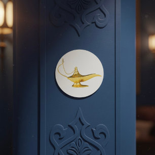 Magic Genie Lamp Ronde Sticker