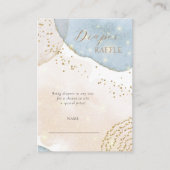 Magic Glitter Abstract Modern Baby shower Informatiekaartje (Voorkant)