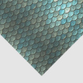 Magic Green Dragon Scale Fantasy Gift Tissue Paper Tissuepapier (Detail)