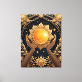 Magic Handen Tarot schilderij Canvas Afdruk (Voorkant)