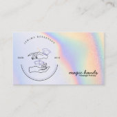 Magic Hands Massage Therapist Esoteric Business Visitekaartje (Voorkant)
