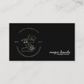 Magic Hands Massage Therapist Esoteric Visitekaartje (Voorkant)