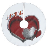 Magic Heart Tree-rok Kerstboom Rok (Voorkant)