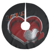 Magic Heart Zwarte Boomrok Kerstboom Rok (Voorkant)