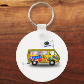 Magic Hippie Van Sleutelhanger (Voorkant)