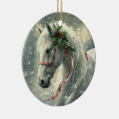Magic Horse Kerst Ornament - Keramisch op maat (Rechts)