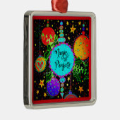 Magic in Progress Leuke Kleurrijke Whimsical Metalen Ornament (Rechts)