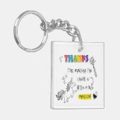 Magic in the Chaos SEND teacher Gift Sleutelhanger (Voorkant Links)