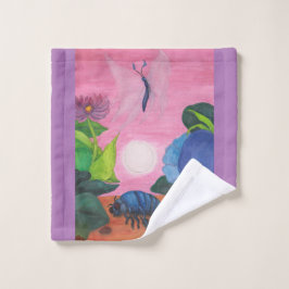 Magic Insect Butterfly Transformation Illustration Washandje