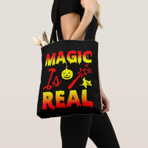 Magic is echt een halloween pomkin witch draagtas