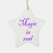 Magic is een echte versiering keramisch ornament (Rechts)