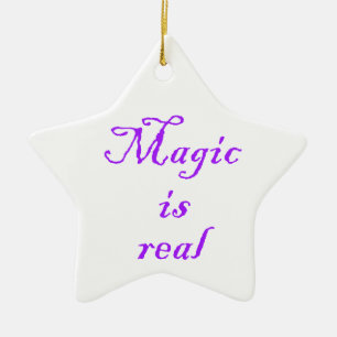 Magic is een echte versiering keramisch ornament