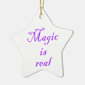 Magic is een echte versiering keramisch ornament (Links)