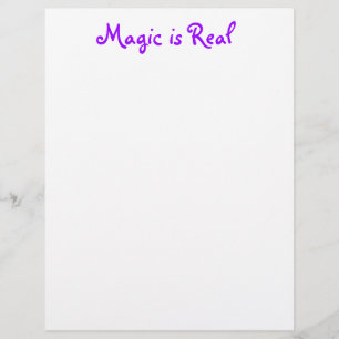 Magic is Real-letterhead