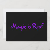Magic is Real-uitnodigingen Kaart (Voorkant)
