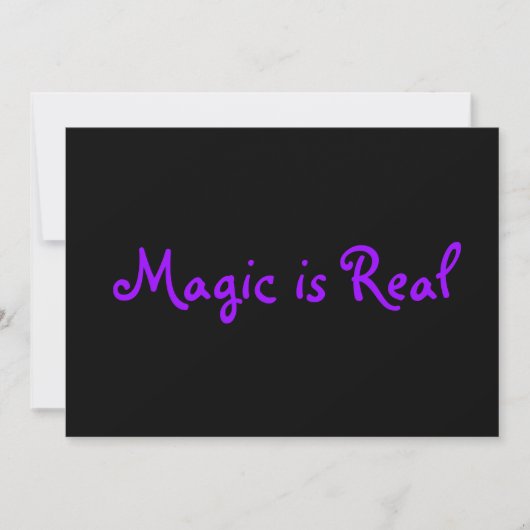Magic is Real-uitnodigingen Kaart (Voorkant)