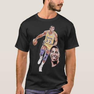 Magic Johnson Art Graphic T-shirt
