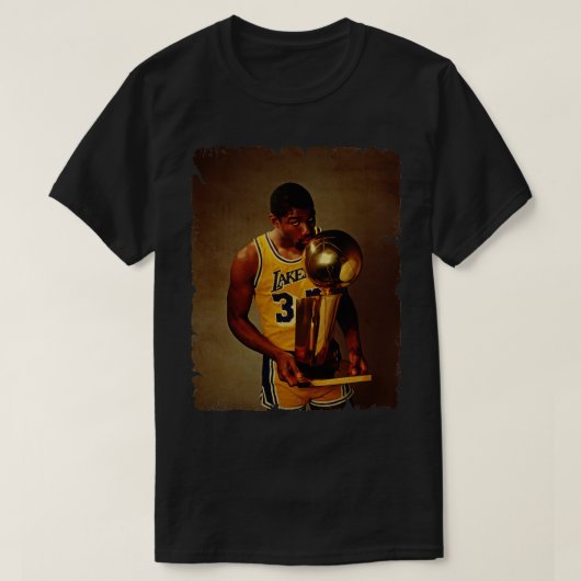 Magic Johnson  ontwerp van basketbal T-shirt (Design voorkant)