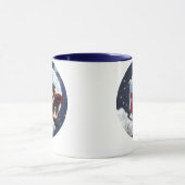 Magic kerst Sheltie Mok (Midden)