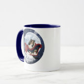 Magic kerst Sheltie Mok (Voorkant links)