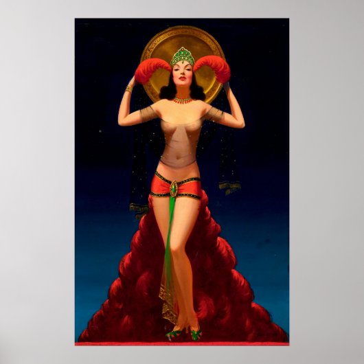 Magic Lady Pulp gaat omhoog Poster (Voorkant)