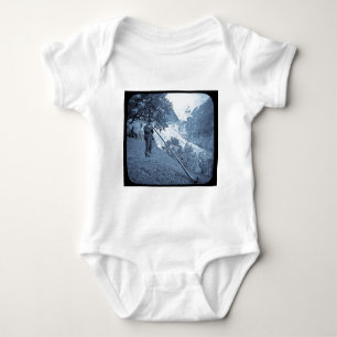 Magic Lantern Slide Alp Horn  Cyaan Romper