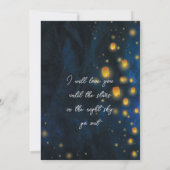 Magic Lanterns bruiloft uitnodigingen (Achterkant)