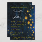 Magic Lanterns bruiloft uitnodigingen (Voorkant / Achterkant)