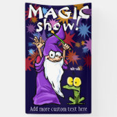Magic.Magicia.Show.Party.Promotion Spandoek (Verticaal)