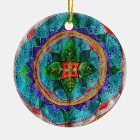 Magic Mandala Circle Ornament (Voorkant)